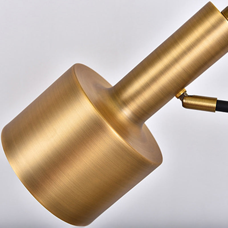 One Light Metal Desk Lamp Postmodern Gold Task Lighting for Bedroom Living Room