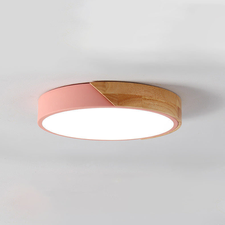 Child Bedroom Flush Mount One-Light Acrylic Metal Nordic LED Ceiling Lamp