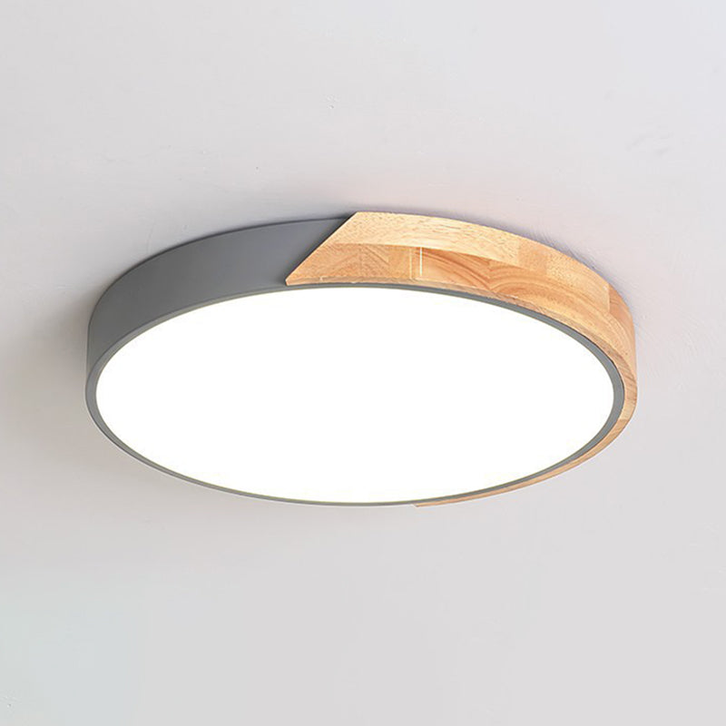 Child Bedroom Flush Mount One-Light Acrylic Metal Nordic LED Ceiling Lamp