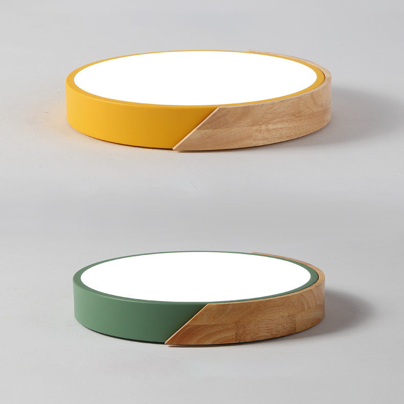 Child Bedroom Flush Mount One-Light Acrylic Metal Nordic LED Ceiling Lamp