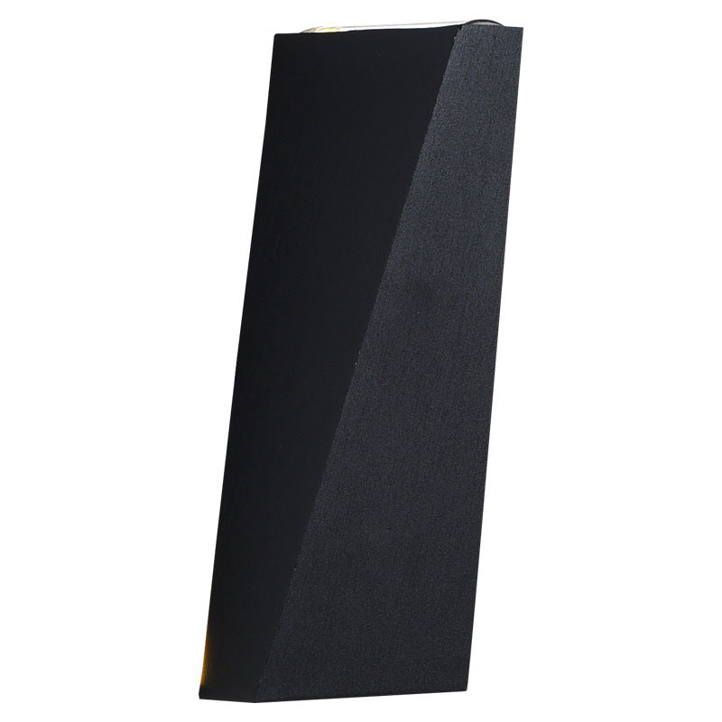 Lampada da parete con luce da parete minimalismo in alluminio esterno a 2 luci