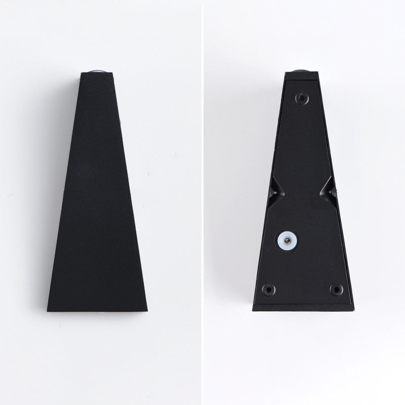 Minimalismo Lámpara de montaje en la pared de aluminio de aluminio al aire libre de aluminio