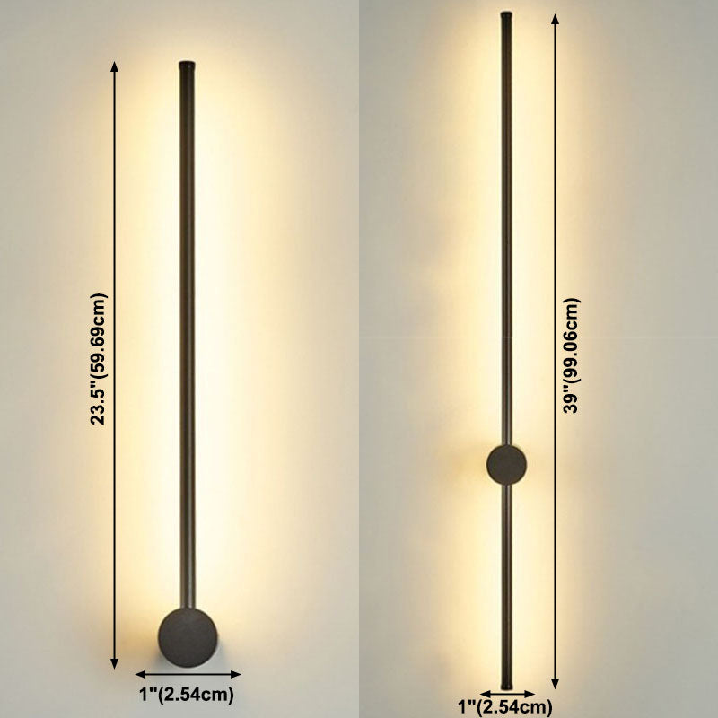 Sombra lineal múltiples luces de pared de pared moderna iluminación de pared de estilo simple