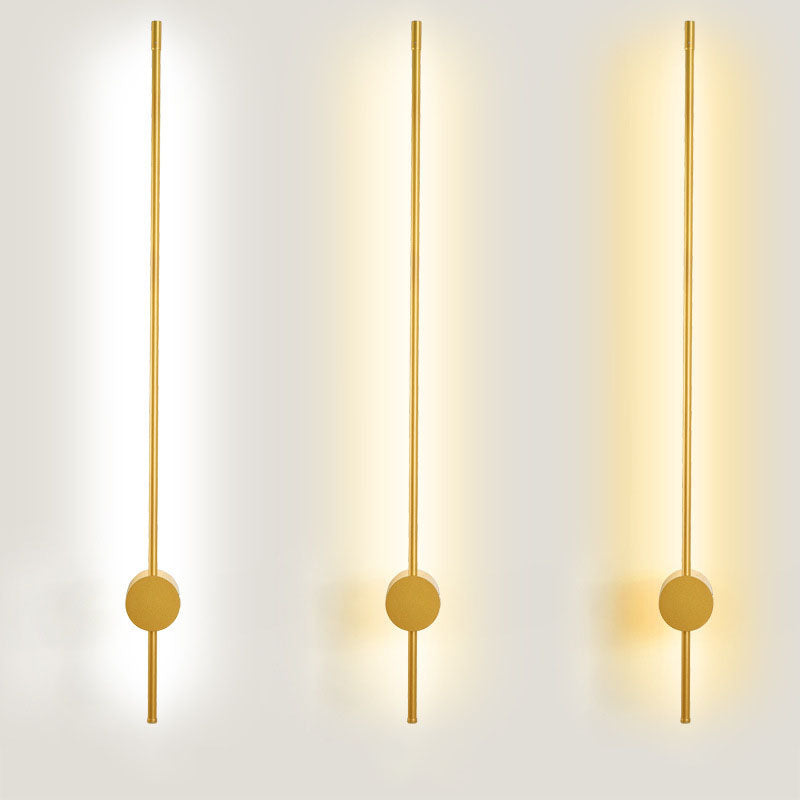 Sombra lineal múltiples luces de pared de pared moderna iluminación de pared de estilo simple