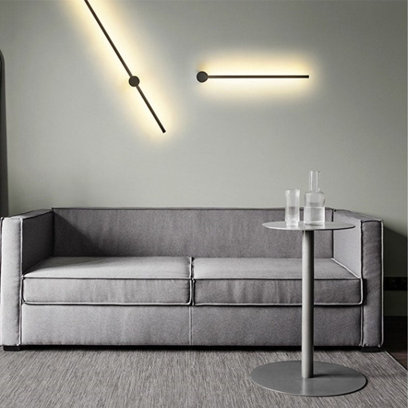Sombra lineal múltiples luces de pared de pared moderna iluminación de pared de estilo simple