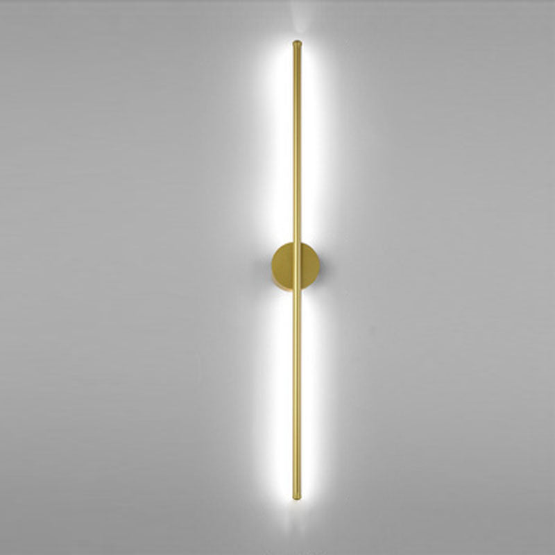 Acconde da parete da parete lineare a 1 illuminazione a 1 luce in oro
