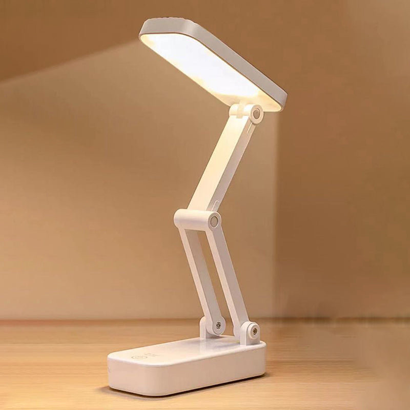Modern Folding Table Lamp With USB Port Oval Touch-Sensor Control Table Light