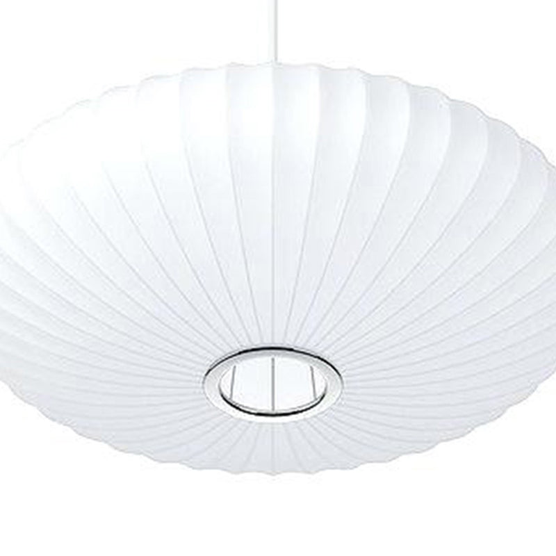 Blanc 1-Light Hanging Plafond Lights Modern Style Fabric Unique Pendant Lighting