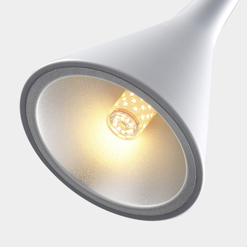 Pendante intérieure minimaliste, Éclairage pendentif en métal nordique à 1 lumière pour chambre à coucher