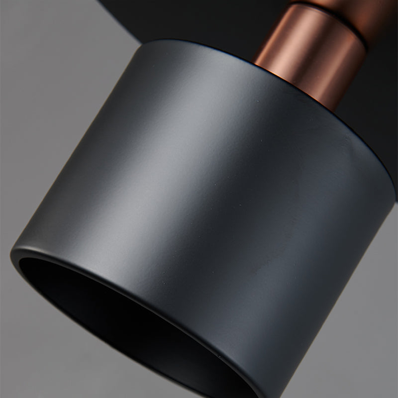 Nordic Cylinder Shade Hanging Light, Metal 1-Light Hanging Light Fixtures for Indoor