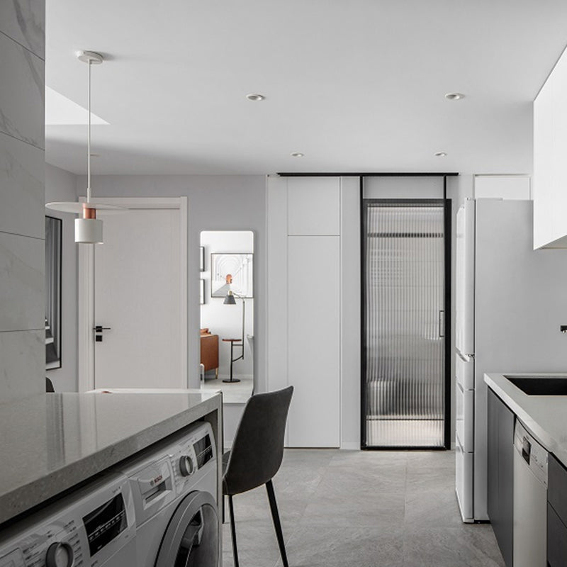 Nordic Cylinder Shade Hanging Light, Metal 1-Light Hanging Light Fixtures for Indoor