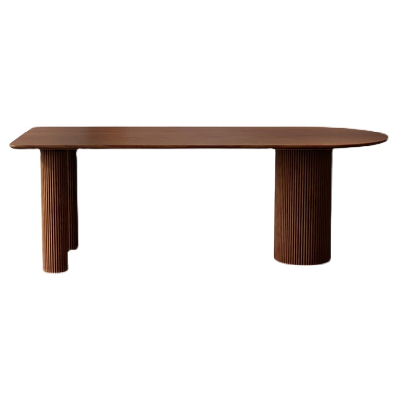 Massivholz moderne Freiform Esstisch Holz Tisch für Esszimmer