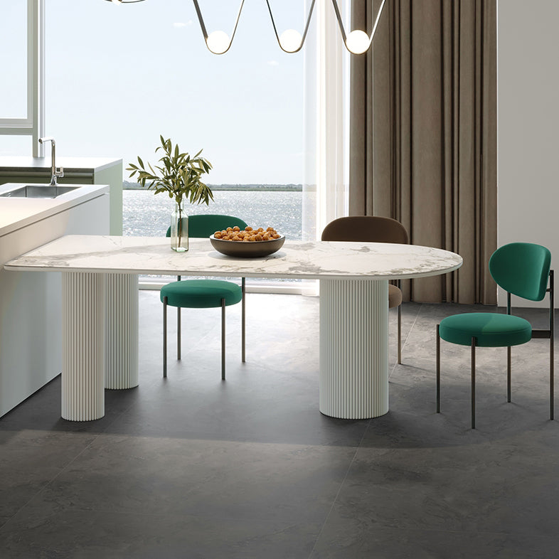 Massivholz zeitgenössische Freiform Esstisch Sintersteiner Tisch für Esszimmer und Küche
