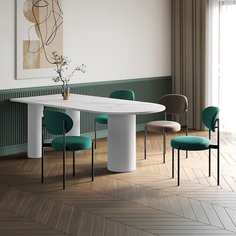 Massivholz zeitgenössische Freiform Esstisch Sintersteiner Tisch für Esszimmer und Küche