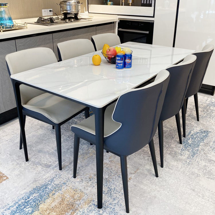 Modern Style Polyurethane Dining Chair 17'' Wide Parsons Chair for Kitchen
