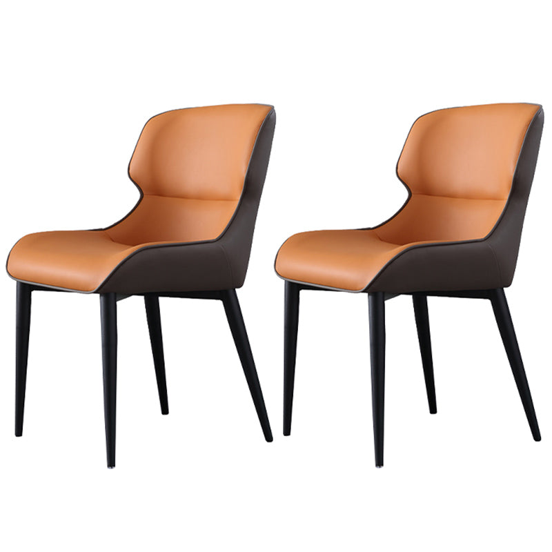 Modern Style Polyurethane Dining Chair 17'' Wide Parsons Chair for Kitchen