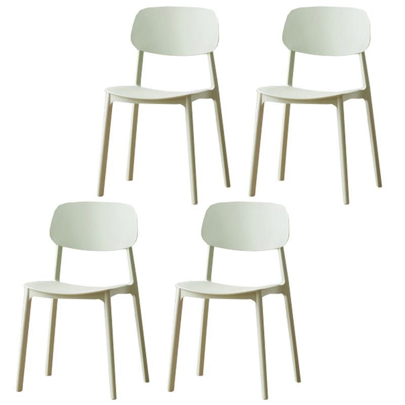 Plastic à dos ouvert en plastique moderne 32 "H CAISE SANS LA PRODUCTION DU DINAGE pour restaurant