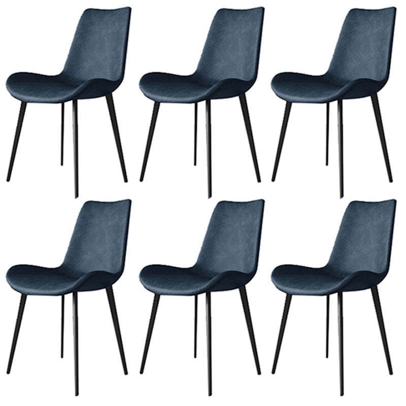 Modern Style Microfiber Leather Chair 20'' Wide Parsons Chair for Home