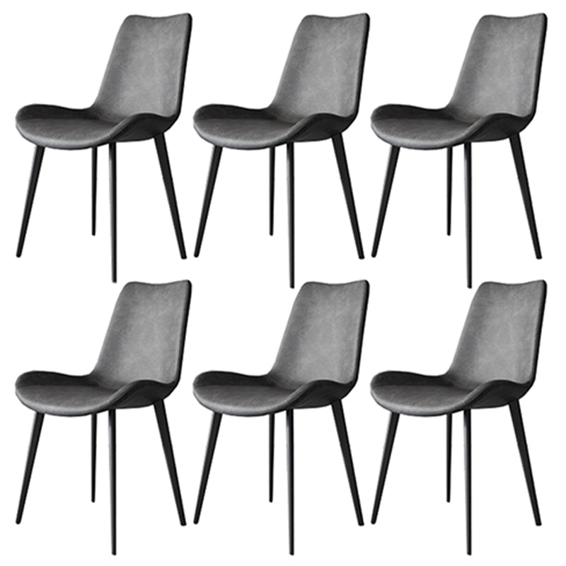Modern Style Microfiber Leather Chair 20'' Wide Parsons Chair for Home