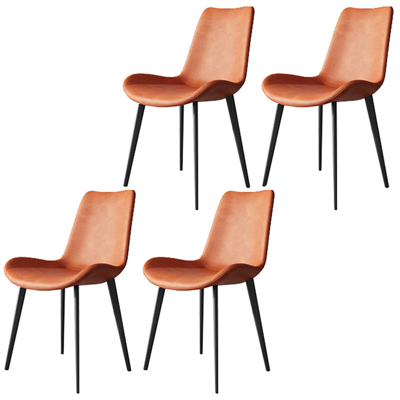 Modern Style Microfiber Leather Chair 20'' Wide Parsons Chair for Home