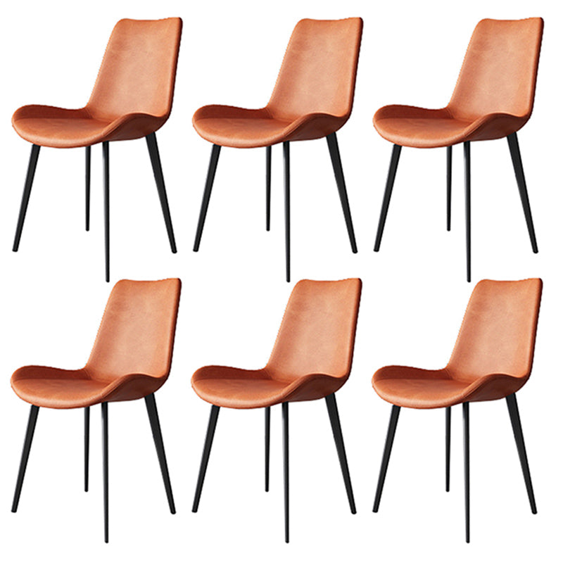 Modern Style Microfiber Leather Chair 20'' Wide Parsons Chair for Home