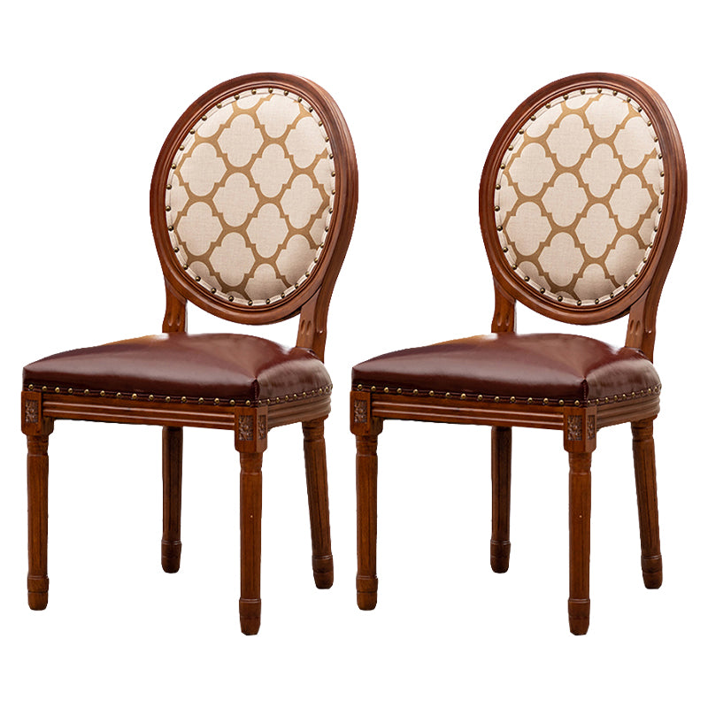 Wooden Dining Side Chairs Victorian Style King Louis Back Side Chair, 20'' Wide