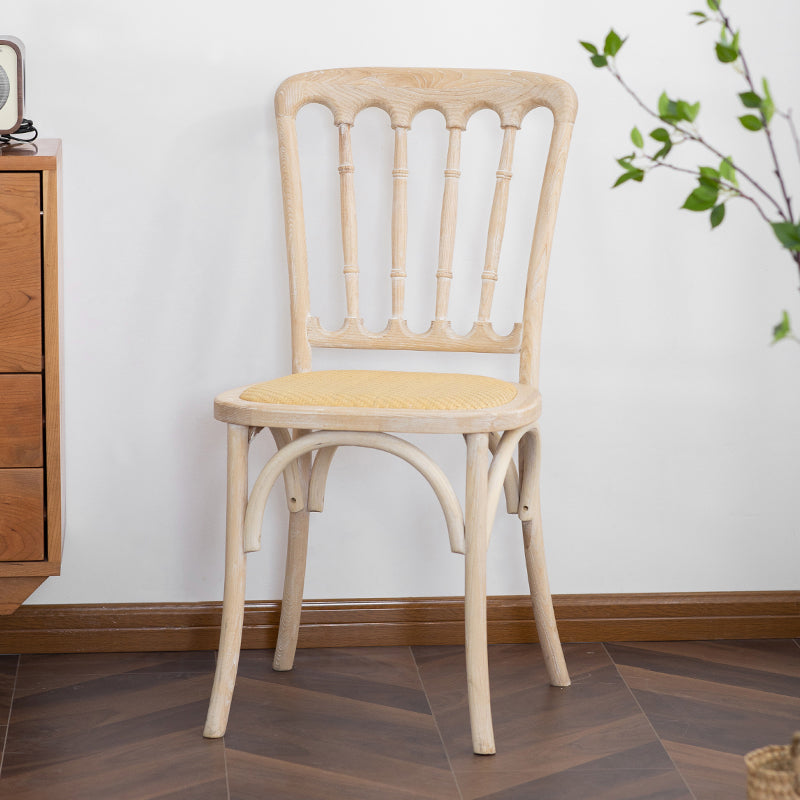 Chaise d'accélération de la ferme en bois Back Back Swerened Dining Side Claid For Restaurant