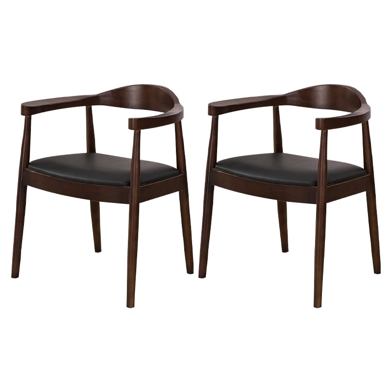 Scandinavian Style Wood Dining Chairs Open Back Dining Side Chair Home Side Chair