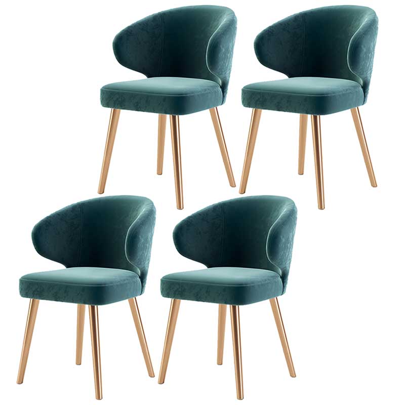 Chaise moderne d'intérieur et d'extérieur, chaise de salle à manger en métal, sans accoudoirs, pour cuisine