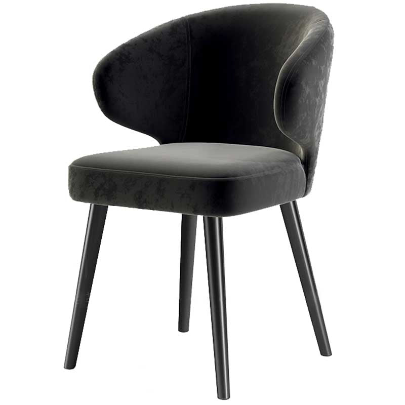 Chaise moderne d'intérieur et d'extérieur, chaise de salle à manger en métal, sans accoudoirs, pour cuisine