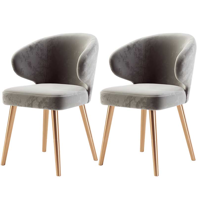 Chaise moderne d'intérieur et d'extérieur, chaise de salle à manger en métal, sans accoudoirs, pour cuisine