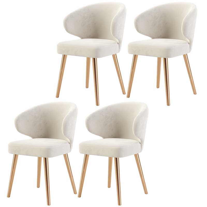 Chaise moderne d'intérieur et d'extérieur, chaise de salle à manger en métal, sans accoudoirs, pour cuisine