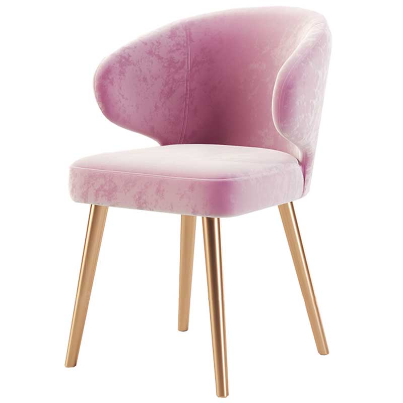 Chaise moderne d'intérieur et d'extérieur, chaise de salle à manger en métal, sans accoudoirs, pour cuisine