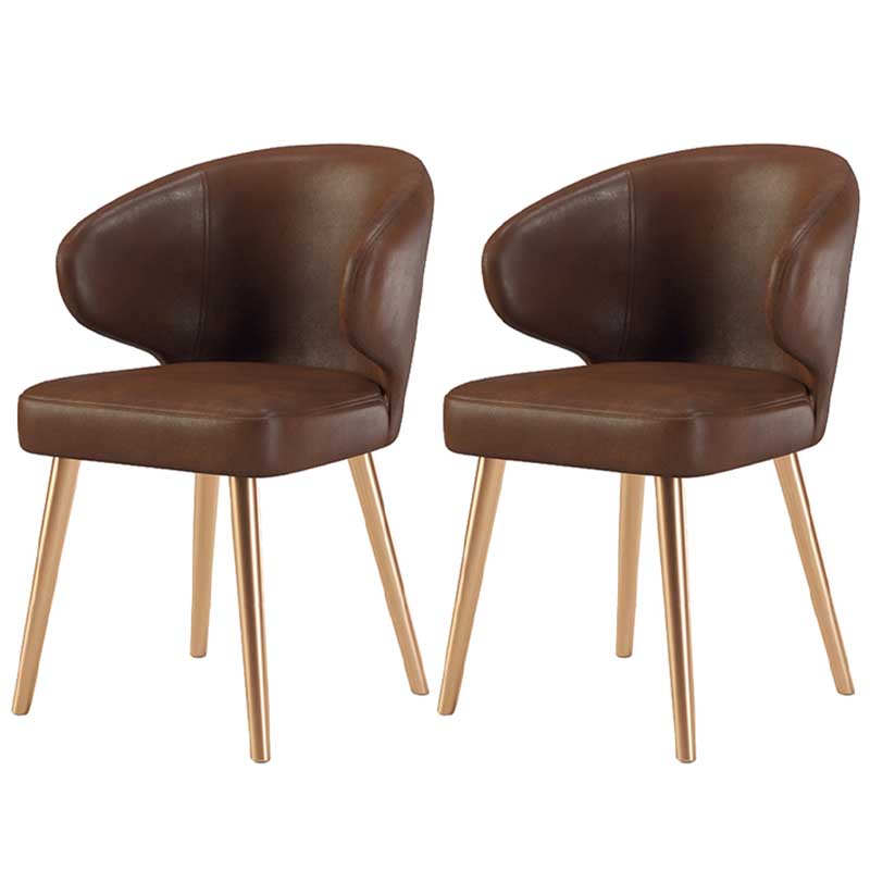 Chaise moderne d'intérieur et d'extérieur, chaise de salle à manger en métal, sans accoudoirs, pour cuisine