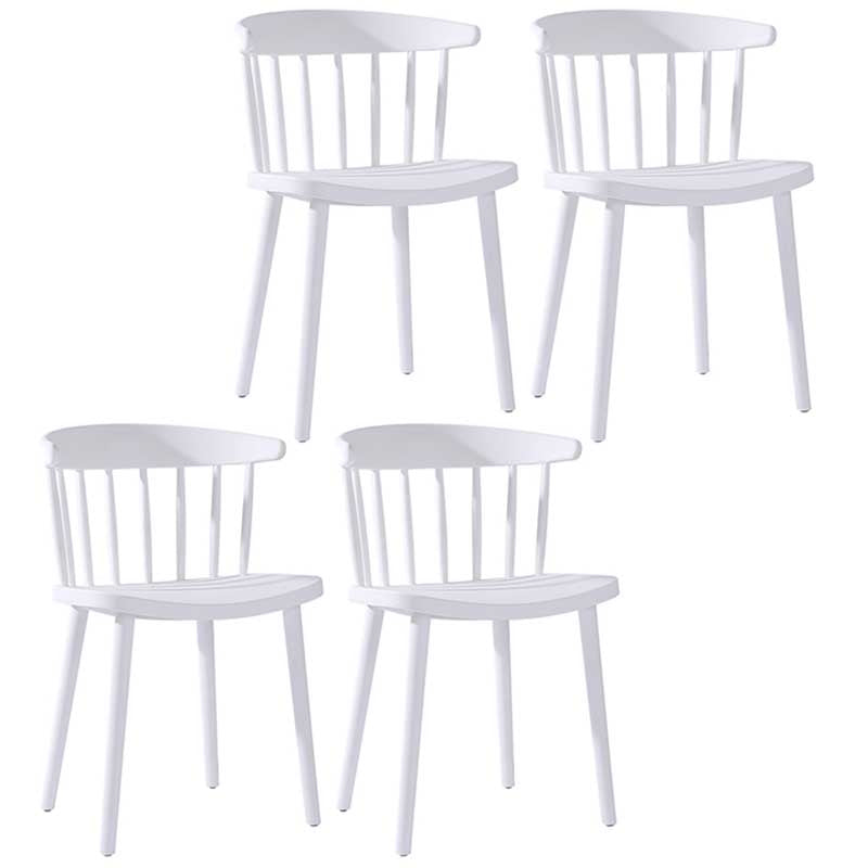 Multicolor Contemporary Style Side Chair Set Windsor Back Side Dining Chair