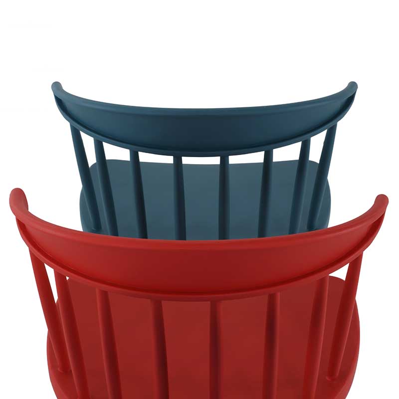 Multicolor Contemporary Style Side Chair Set Windsor Back Side Dining Chair