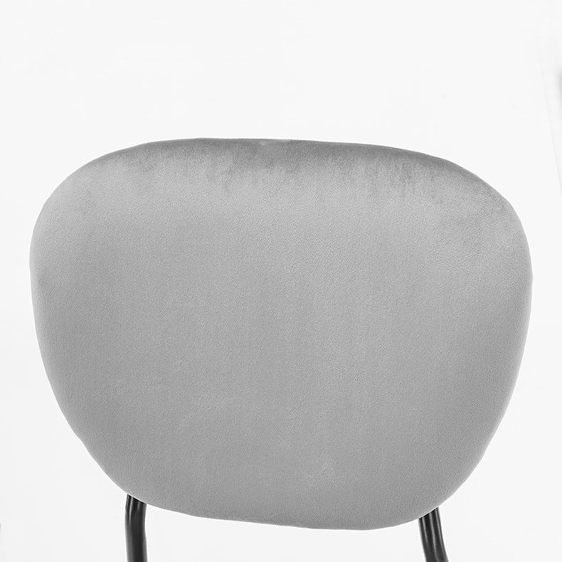 Contemporary Style Metal Dining Room Kitchen Chair Open Back Side Chairs