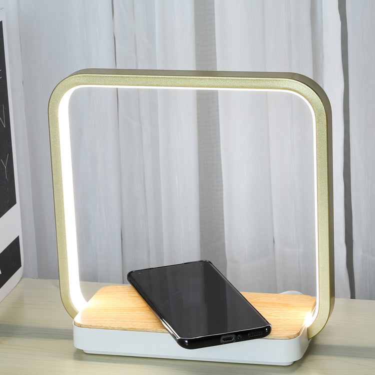 1 Leichte lineare Tischlampe moderne LED -Tischlampen Metall Nachttischlampen