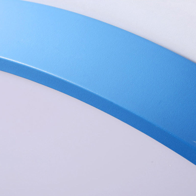 Abat-jour rond en métal encastré, lumière nordique Macarons Style1, tête encastrée