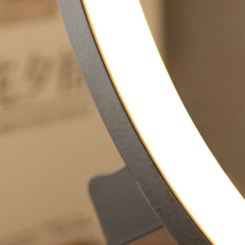 1 Light Circle Table Lamps Modern Led Table Lamps Metal Night Table Lamps