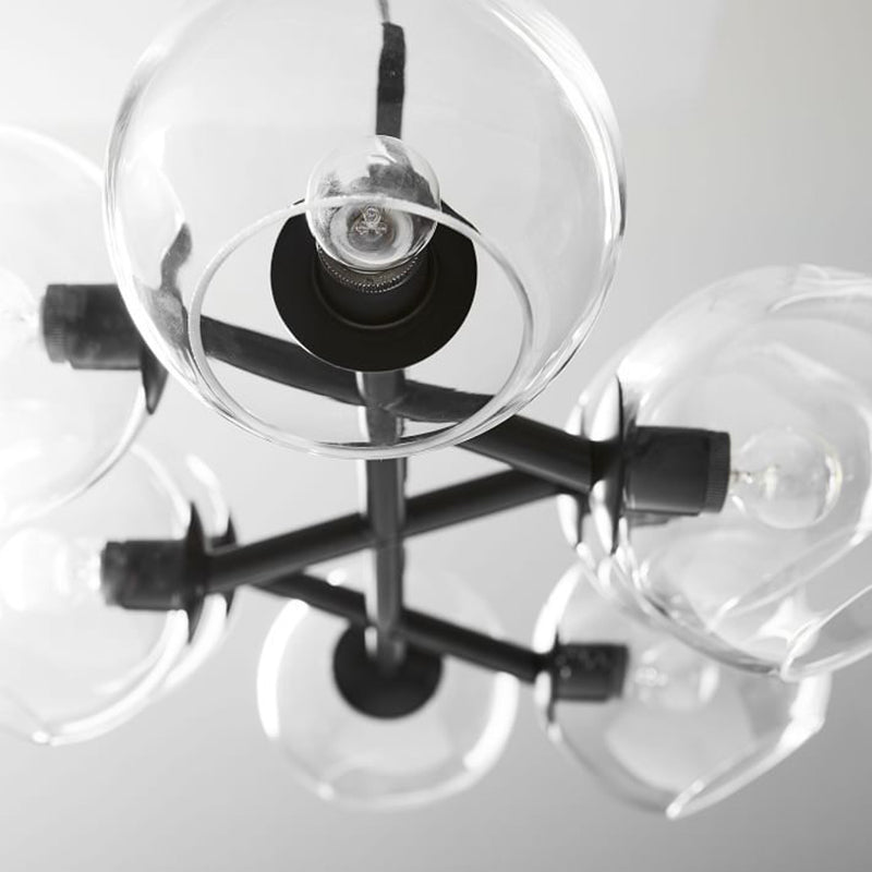 Modern Style Bubble Island Chandelier Lights 8 Lights Pendant Light Fixtures