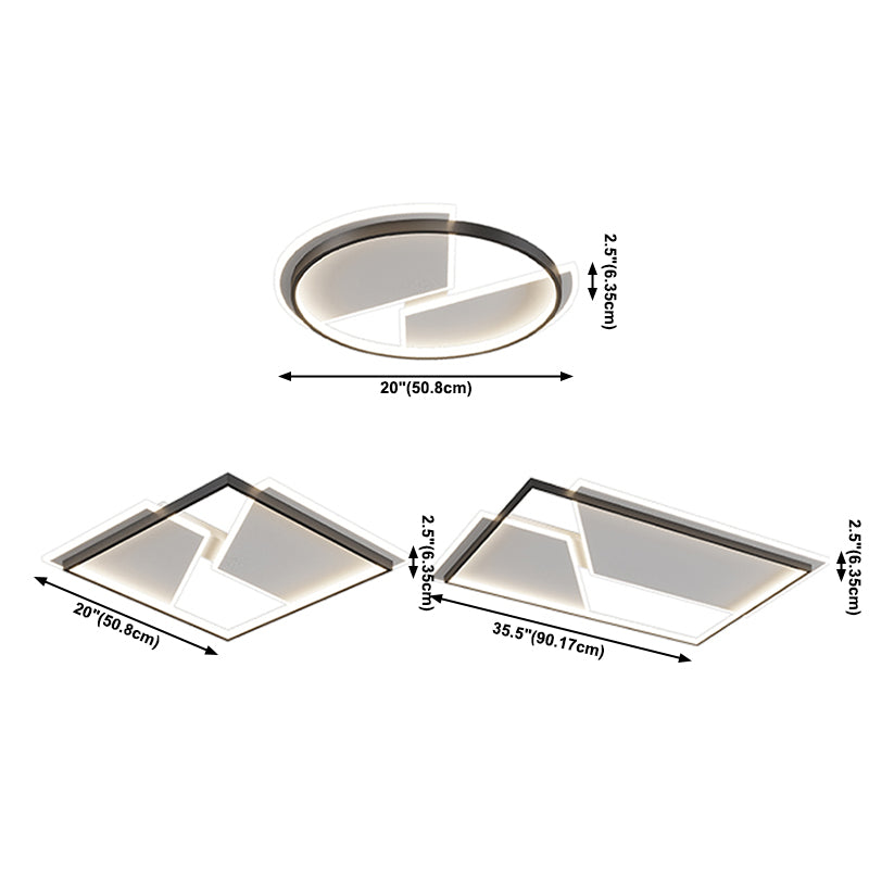 Geometrische Flush Mount Light Flush Mount Lamps Moderne Flush Plafond Lights