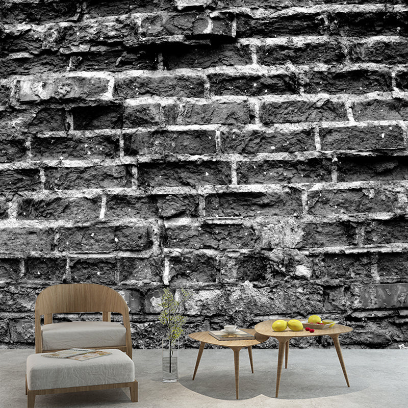 Customized Wall Mural Industrial Brick Wall Pattern Wall Covering for Decoration