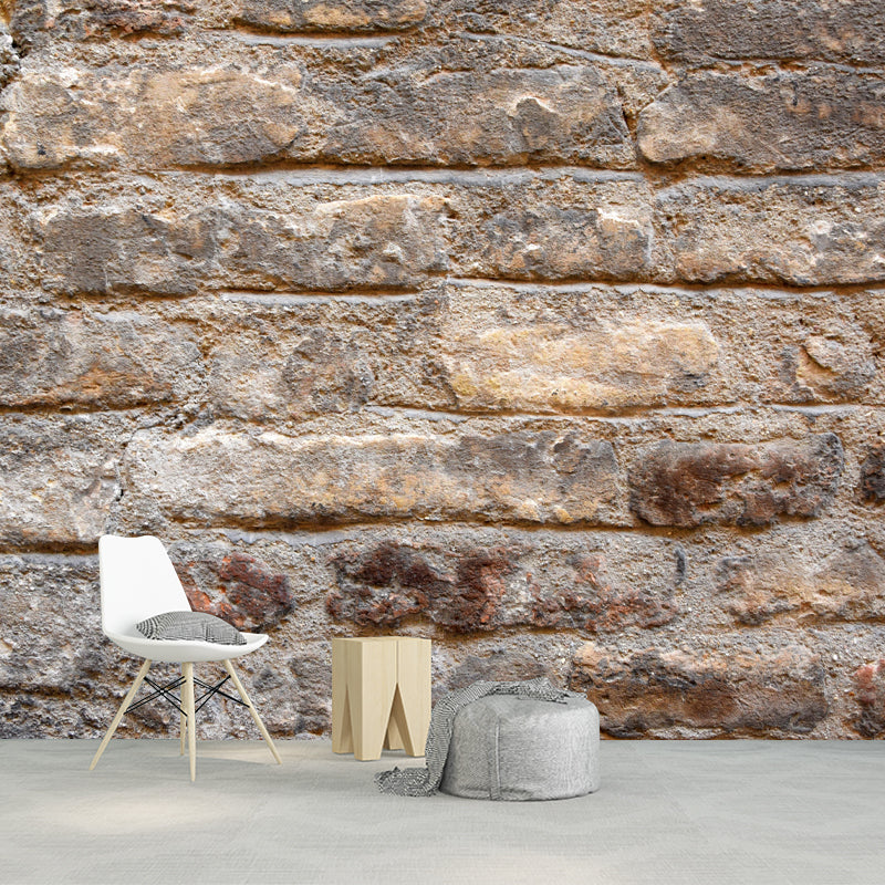 Customized Wall Mural Industrial Brick Wall Pattern Wall Covering for Decoration