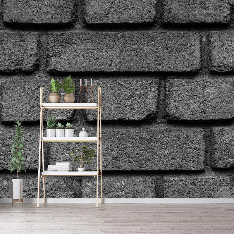 Old Brick Photography Wall Mural Countryside Wall Decor for Sitting Room