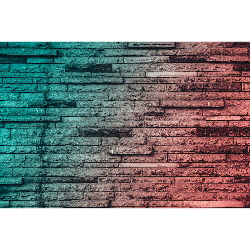 Old Brick Photography Wall Mural Countryside Wall Decor for Sitting Room