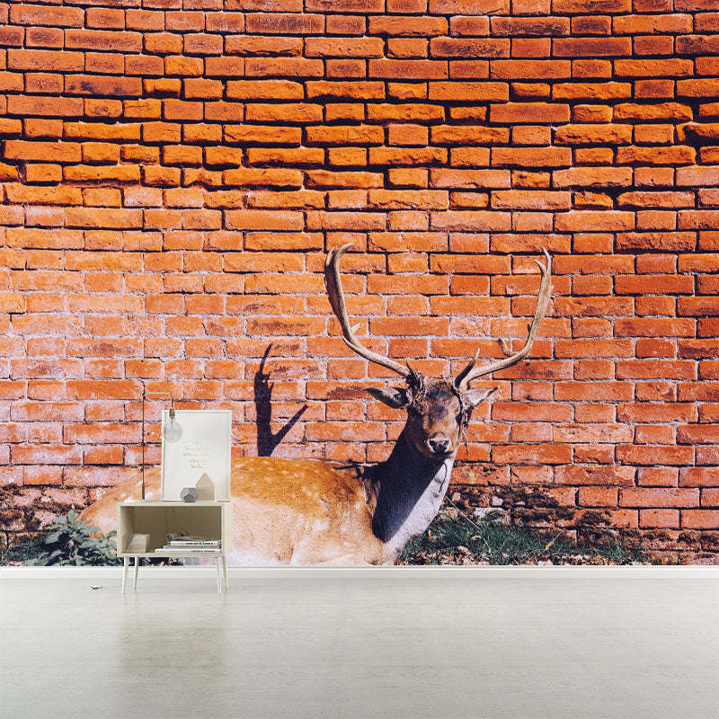 Customized Mildew Resistant Mural Wall Industrial Brick Wall Pattern Wall Covering