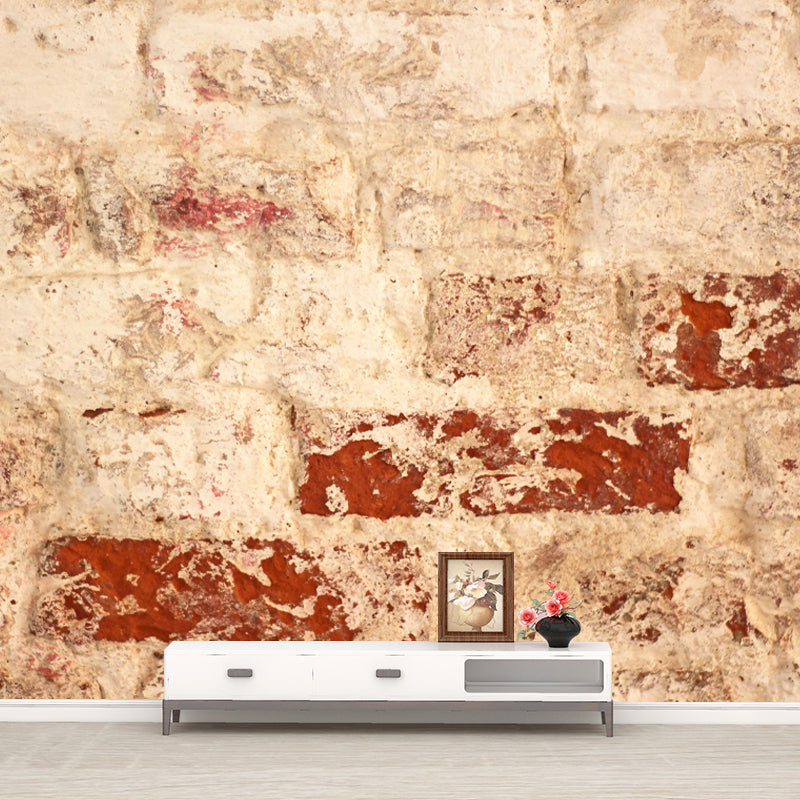 Customized Mildew Resistant Mural Wall Industrial Brick Wall Pattern Wall Covering
