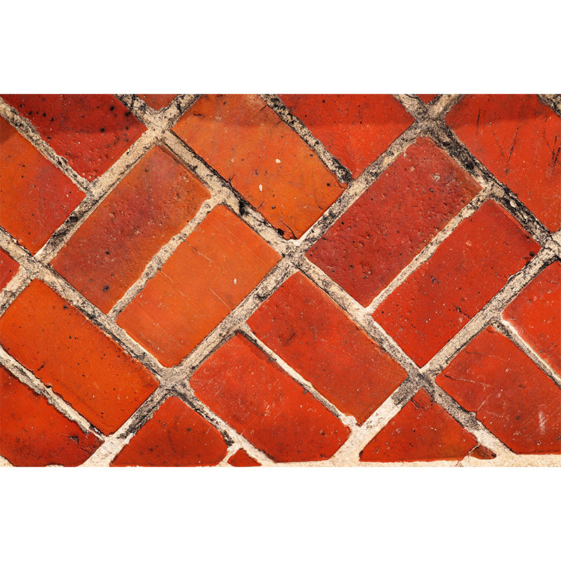 Soft Coor Brick Wall Mural Industrial Wallpaper Whole Wall Decor for Living Room