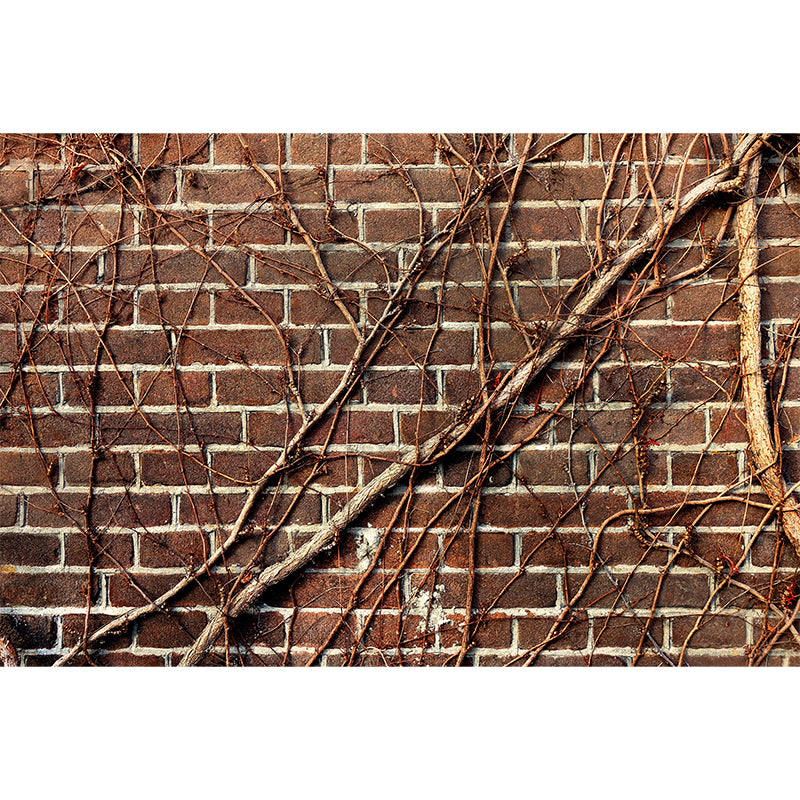 Customized Mildew Resistant Wall Mural Industrial Brick Wall Pattern Wall Covering